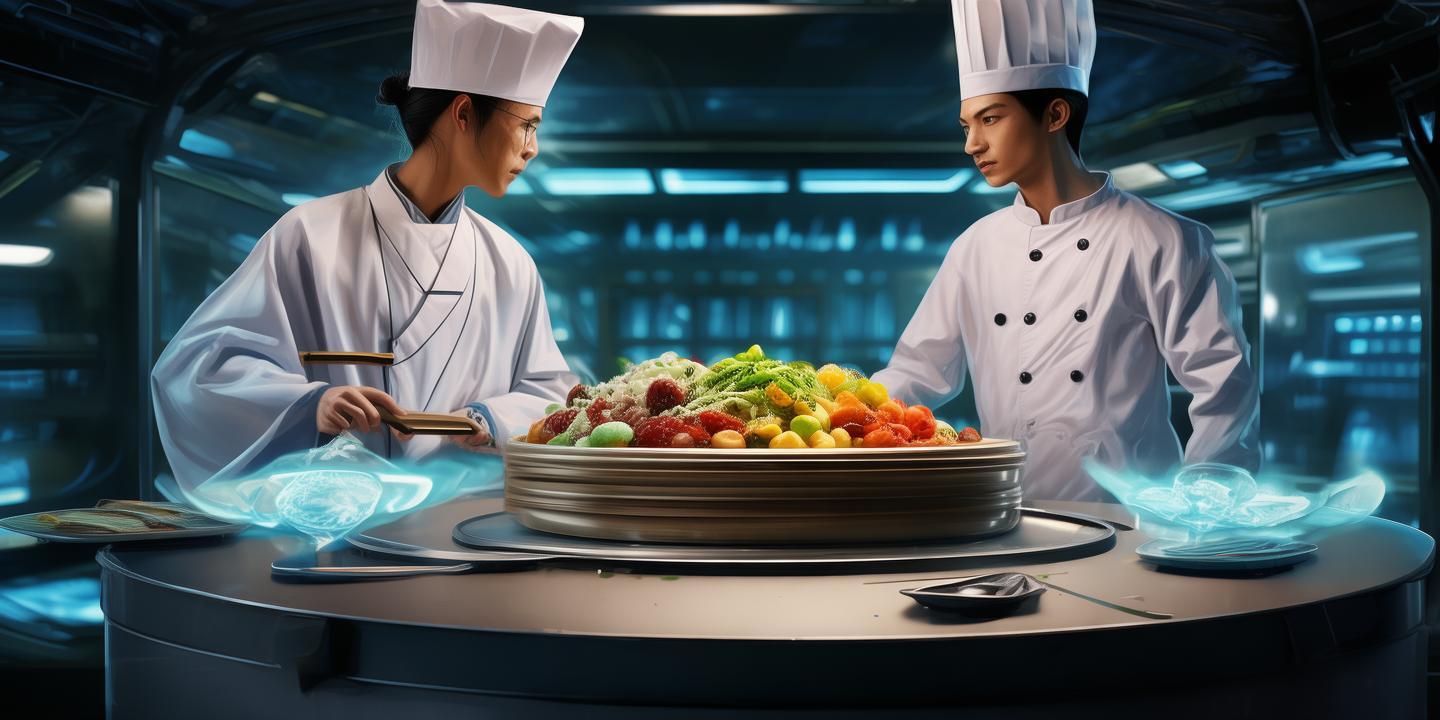 “蒸菜非遗传承人携手分子料理，打造太空脱水天门蒸菜套餐，引领美食新潮流”